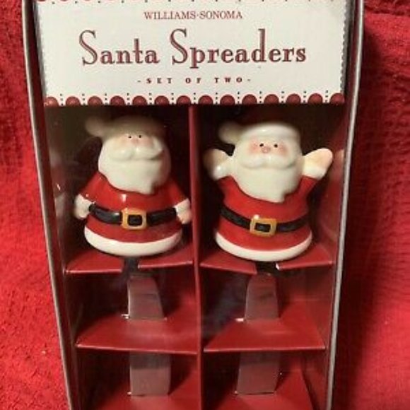 Williams Sonoma Other - Williams Sonoma  SANTA SPREADERS SET OF 2 - 5 in